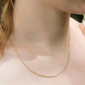 #40 Stainless Steel Gold Snake Chain